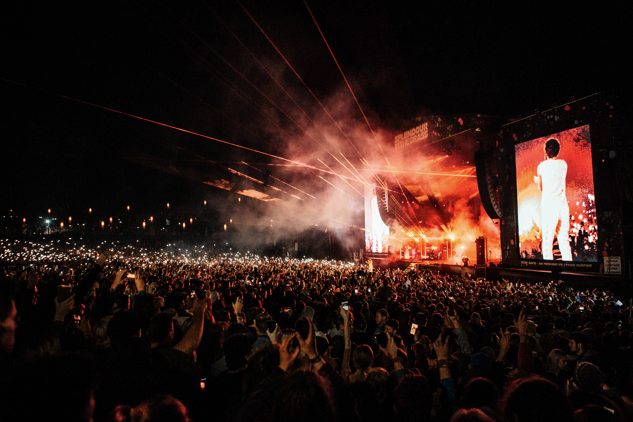 Image of Childish Gambino performing at Splendour in the Grass 2019
