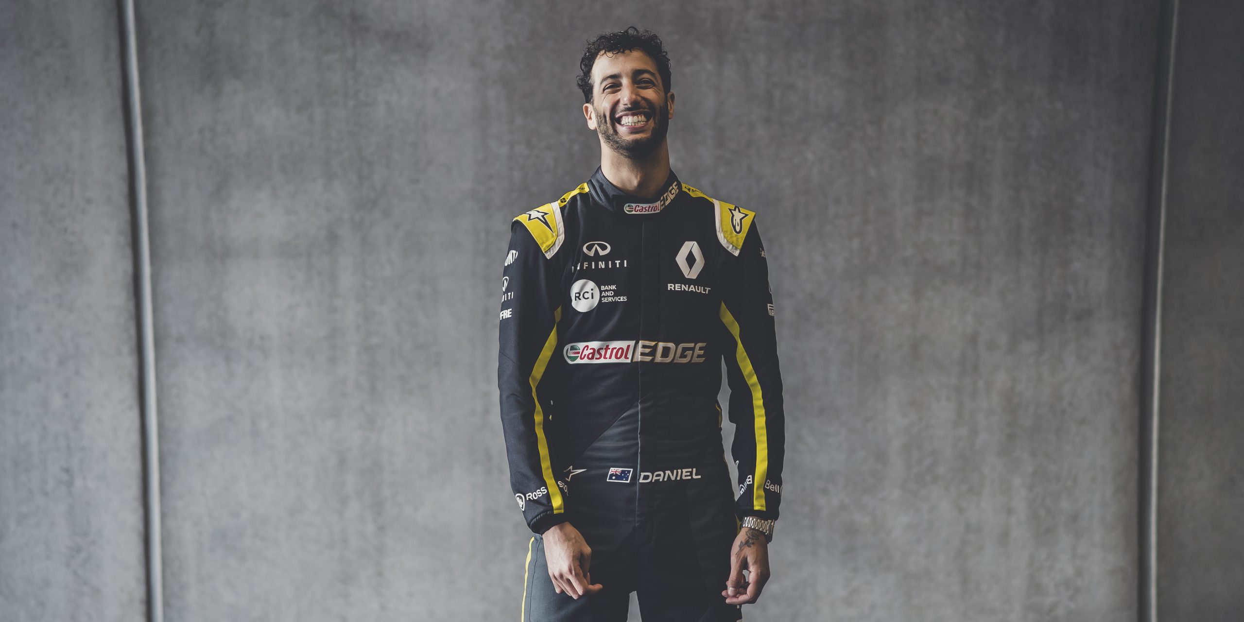 Image of Australian F1 driver Daniel Ricciardo