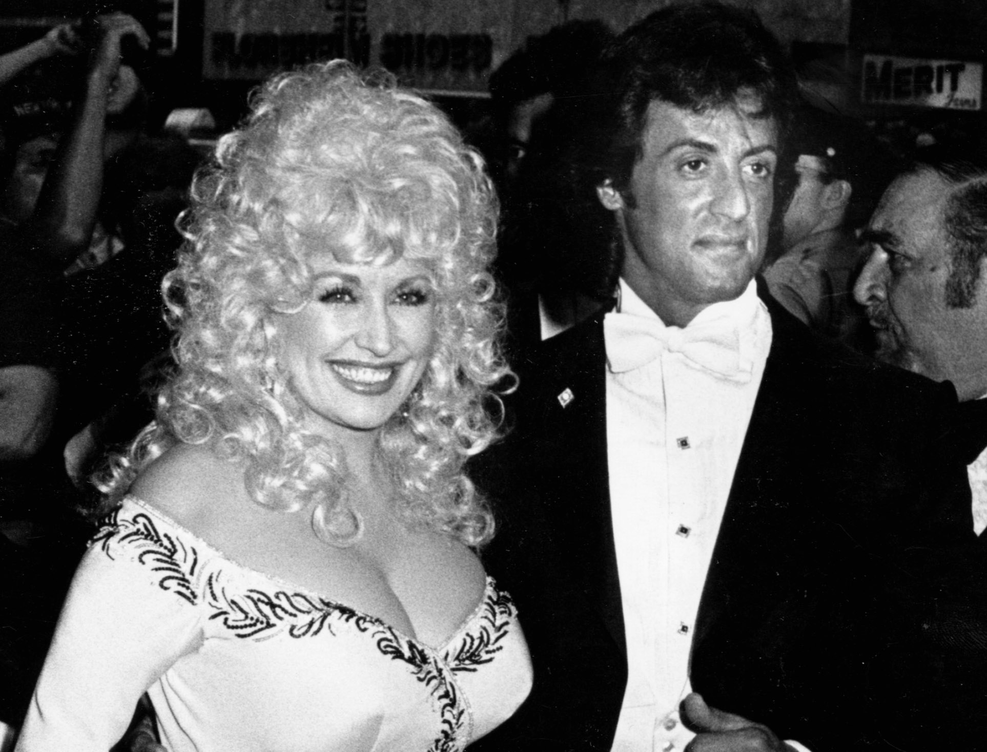 Flashback Dolly Parton Teaches Sylvester Stallone to Sing