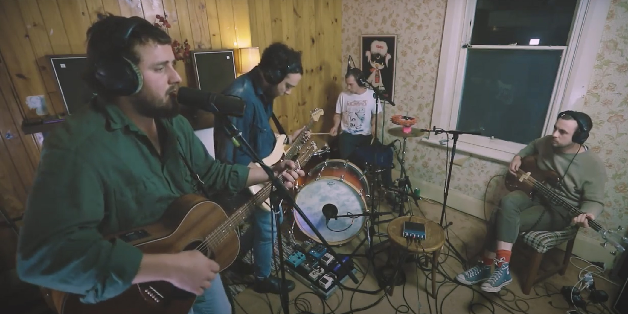 Image of Bad//Dreems performing for Rolling Stone's 'In My Room' series
