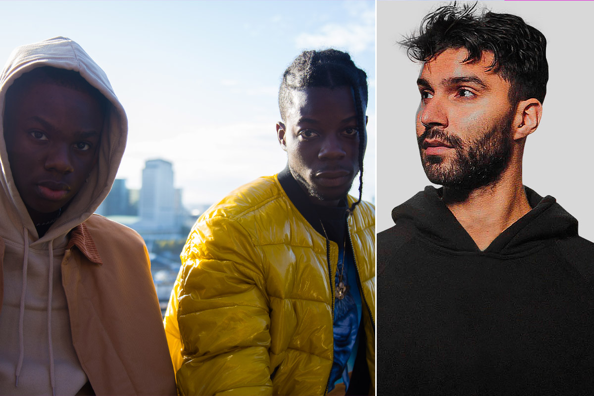 Two panel image of Thutmose & Rema and R3HAB
