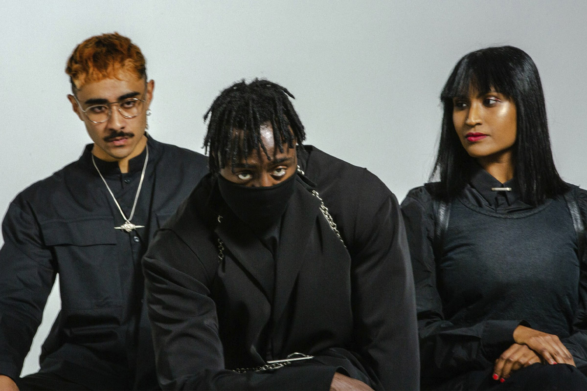 Press shot of Phil Fresh, Kwame, and CLYPSO
