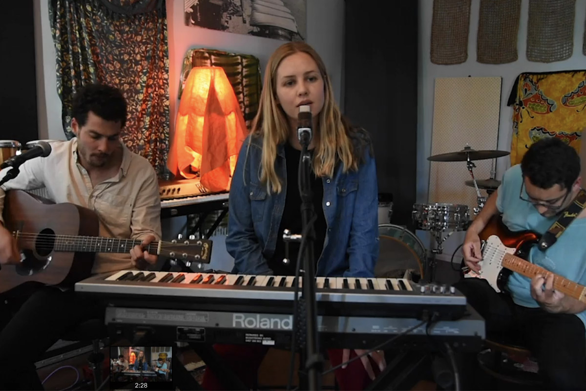 The Money War performing for 'In My Room'