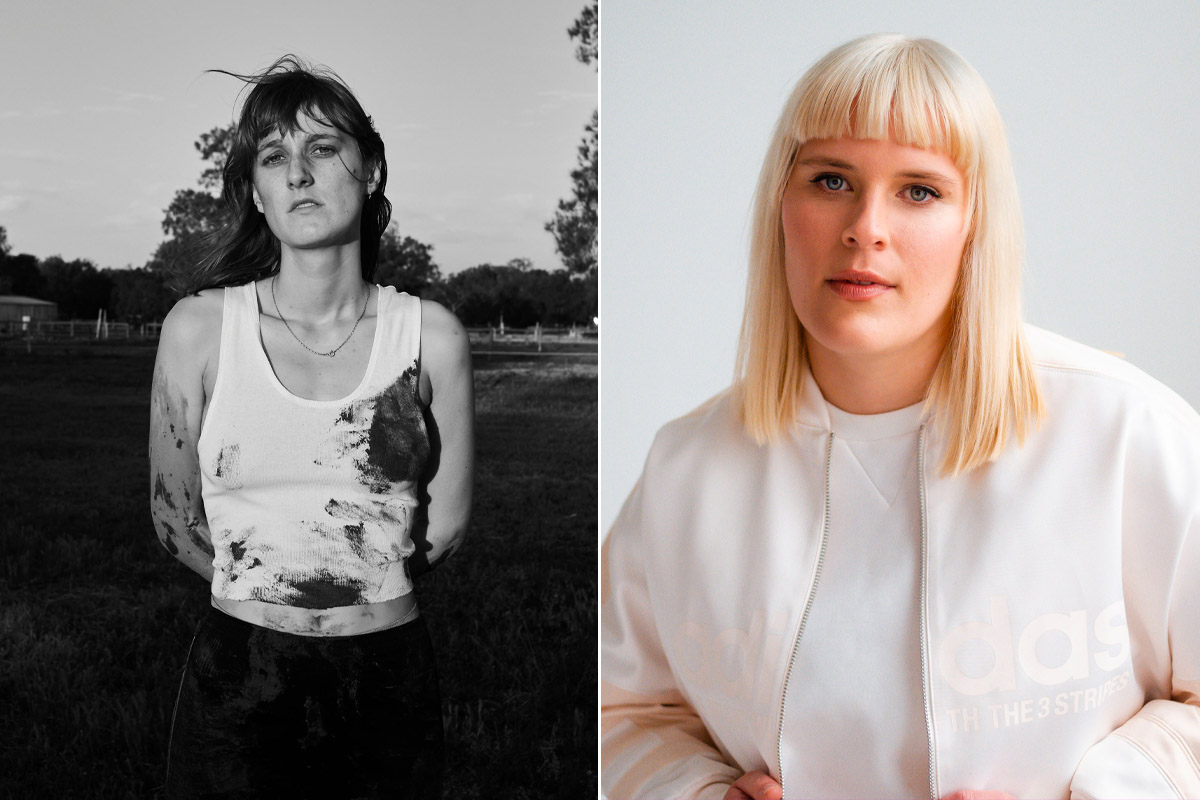 Two panel image of Summer Sounds Festival performers Carla Geneve and Alice Ivy