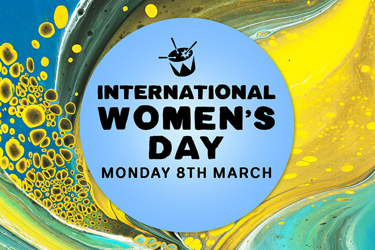 Image of the Double J International Women's Day logo