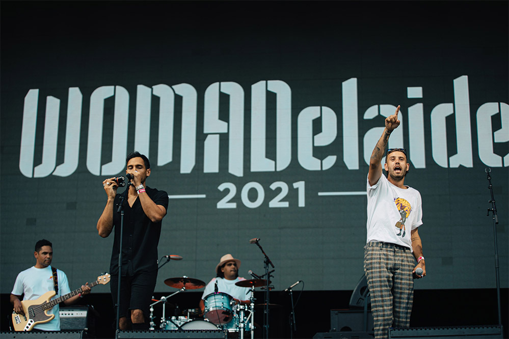 Image of MRLN x RKM performing at the 2021 edition of WOMADelaide