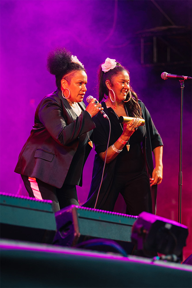 Image of Vika and Linda performing at the 2021 edition of WOMADelaide