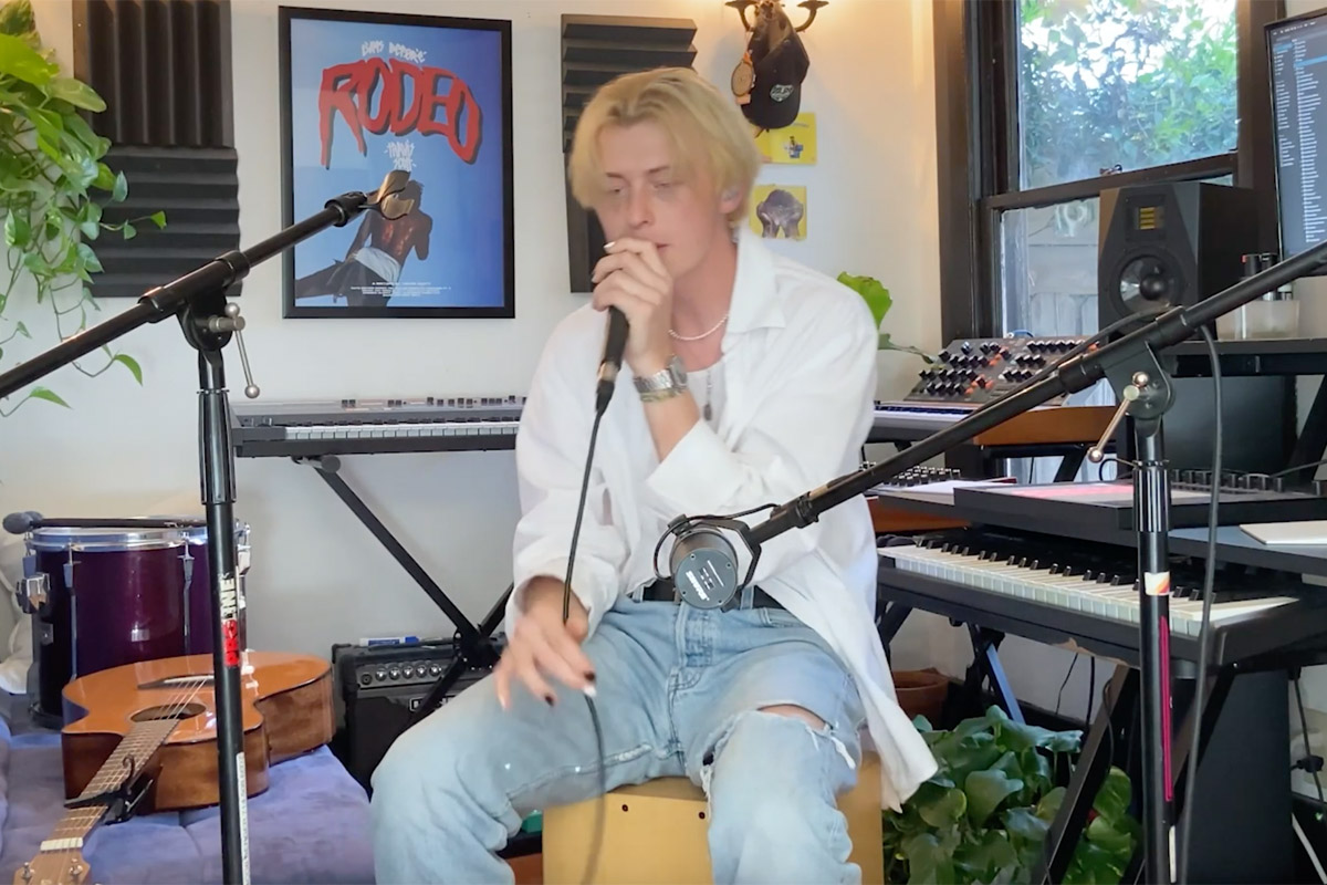 Max Leone performing for 'In My Room'