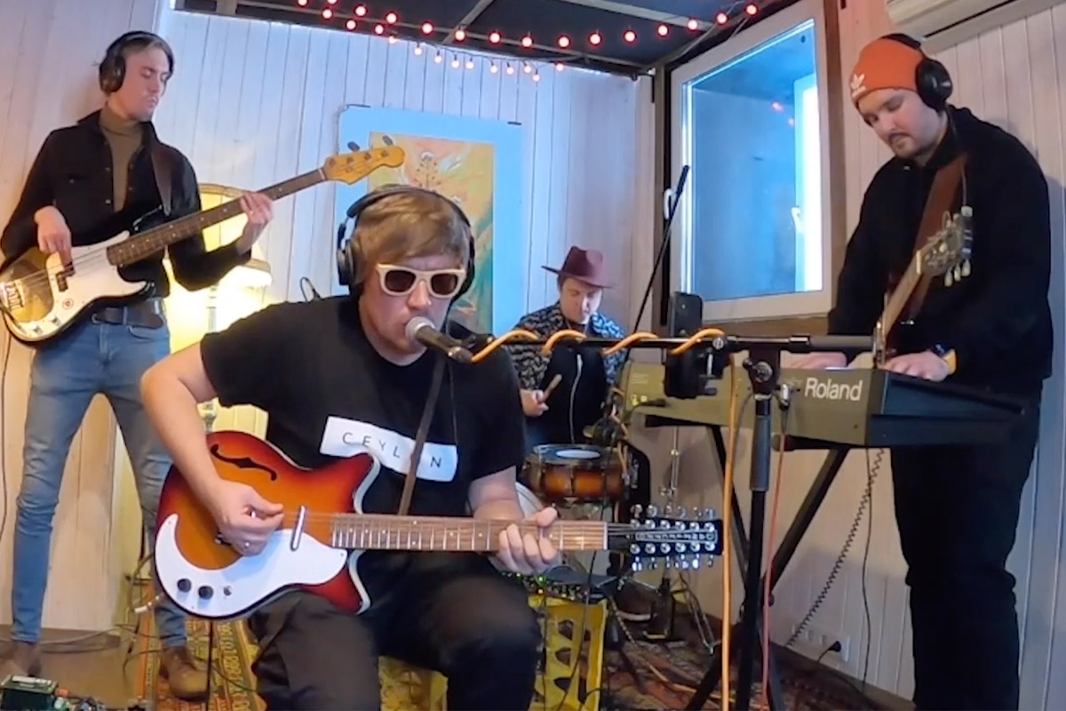 Stone Submarines performing for 'In My Room'