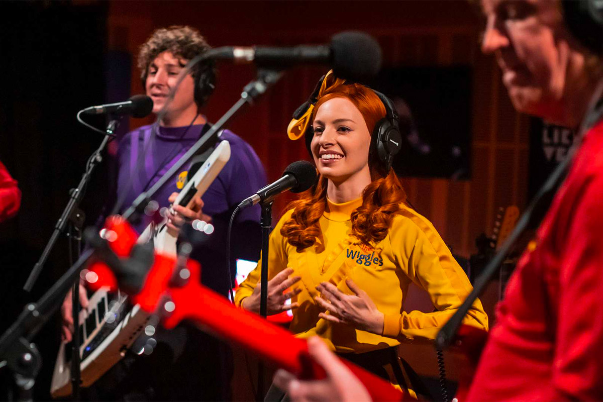 The Wiggles performing for Like a Version