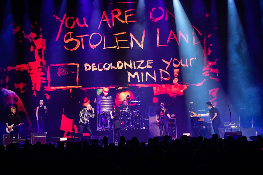 Image of Midnight Oil performing live
