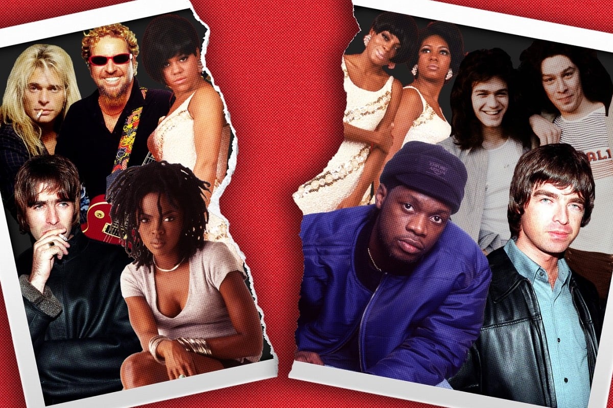 Biggest, messiest band breakups